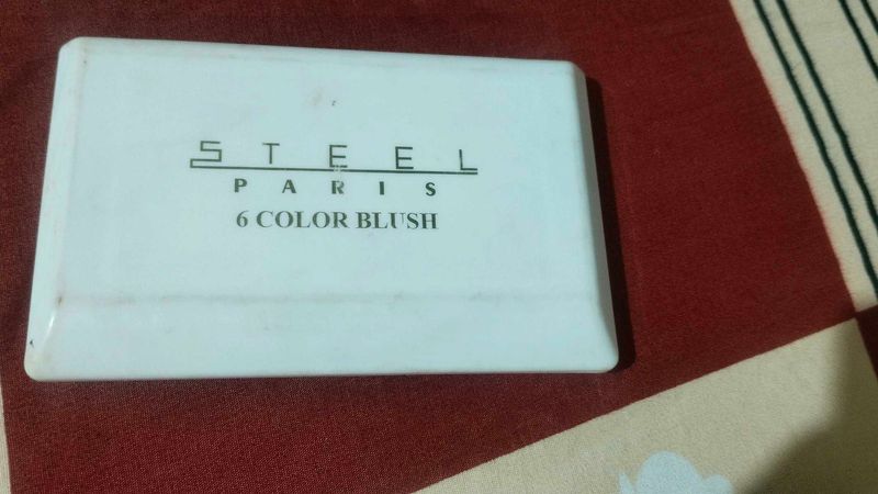 STEEL PARIS 6 Color Blush Palette