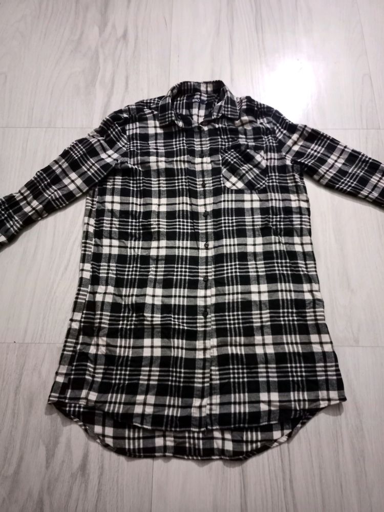 Oversized Long Shirt Dress For Women