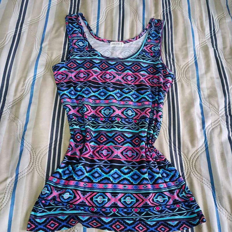 Ardene Geometric Print Tank Top