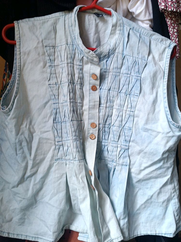 Sky Blue Shrug