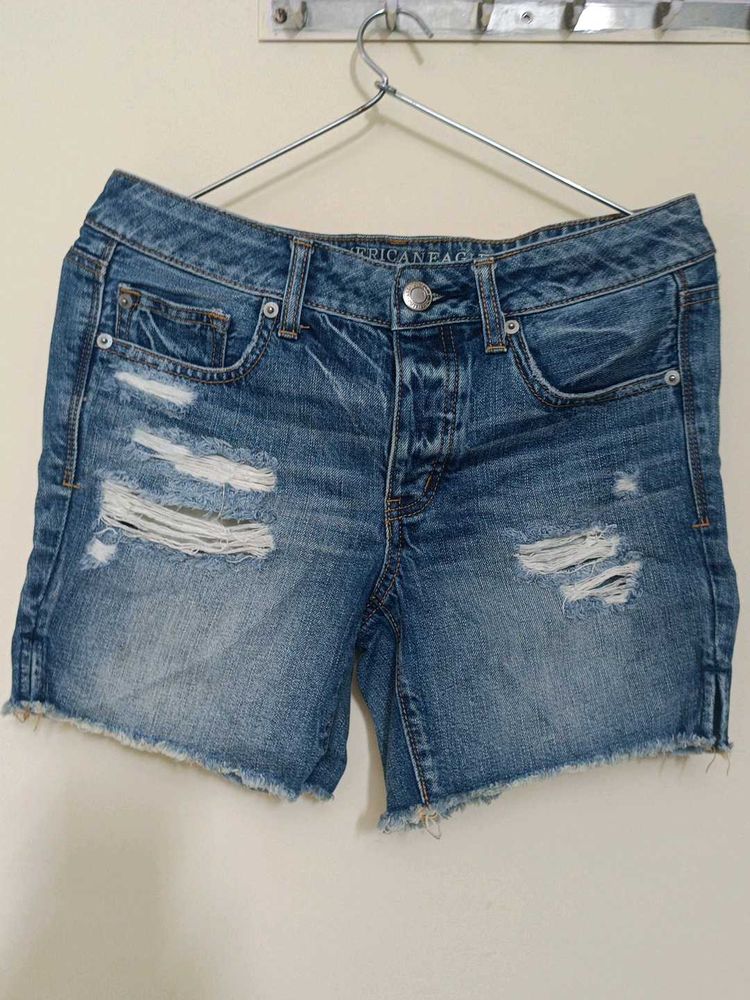American Eagle Distressed Denim Shorts