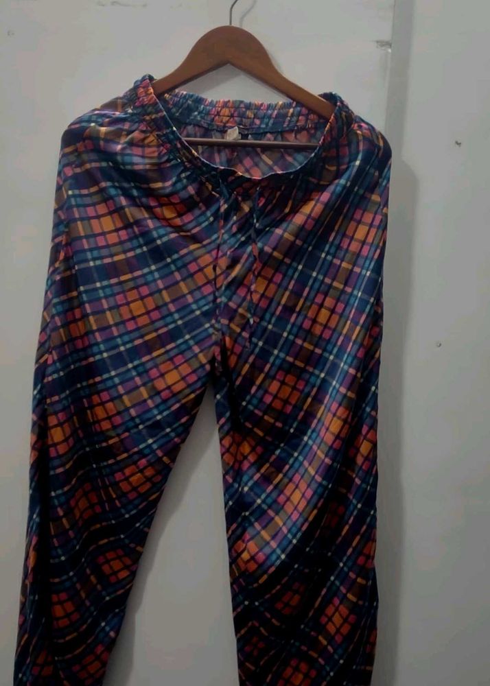 Colorful Plaid Lounge Pants