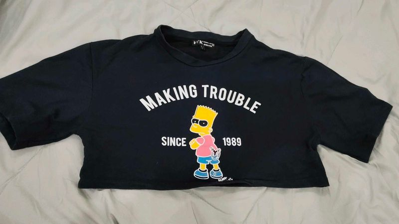 Bart Simpson Crop Top