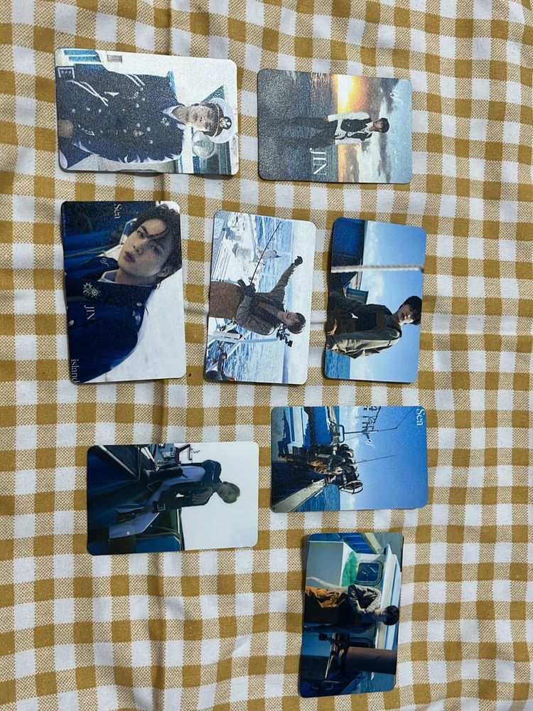 BTS Jin photo folio 8 photocards Unofficial