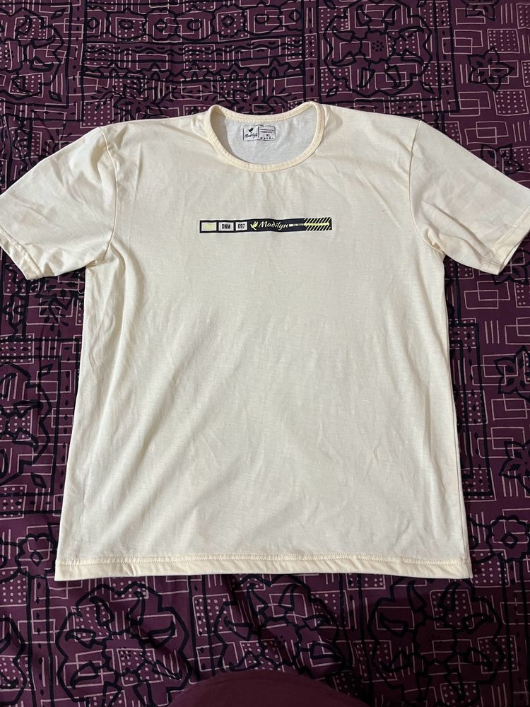 Cream Colour T-shirt