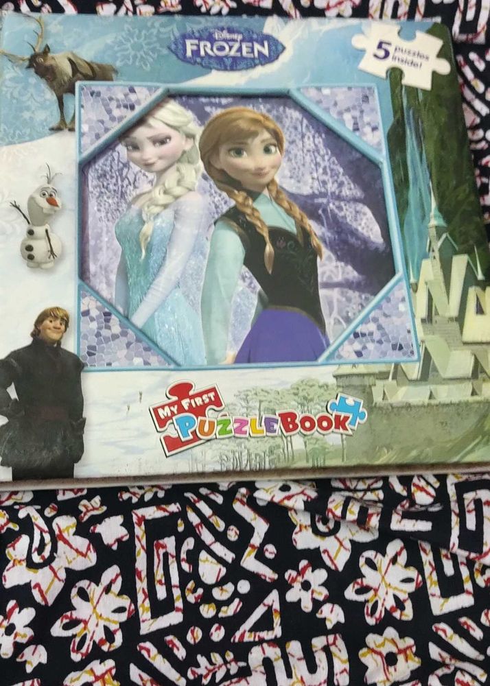 Frozen My First Puzzle Book