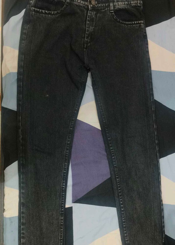 Classic Dark Wash Denim Jeans