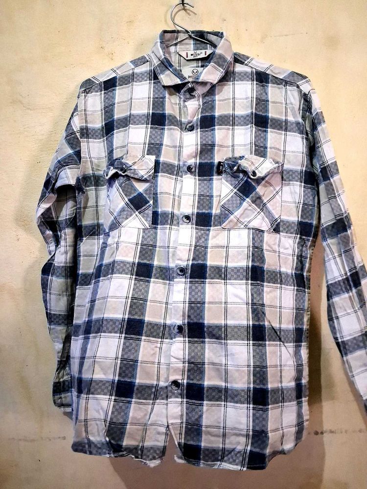 Men's Plaid Long Sleeve Shirt
