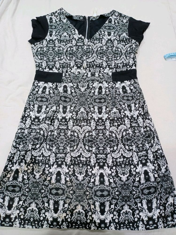 Black Dress With Back Cutout Detailing