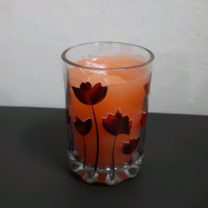 Camphor Scented ORANGE  Candle