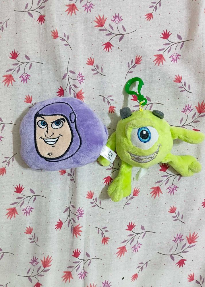 Buzz Lightyear &amp; Mike Wazowski Plush Toys