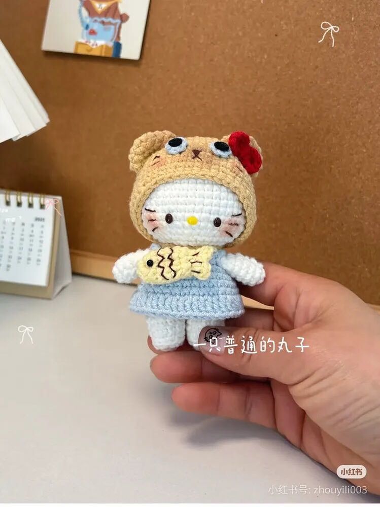 Crochet Hello Kitty Doll