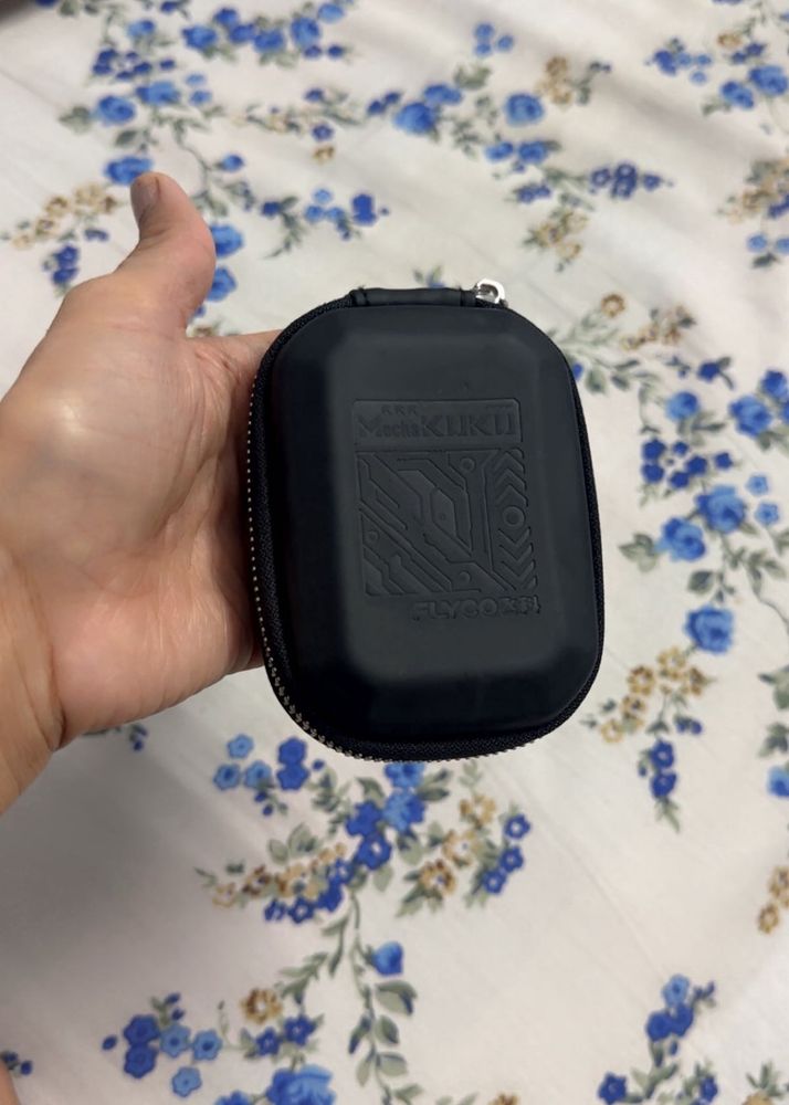 Black Zippered Gadget Case