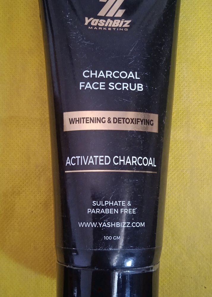 Charcoal Face Scrub (Fresh New Unused)