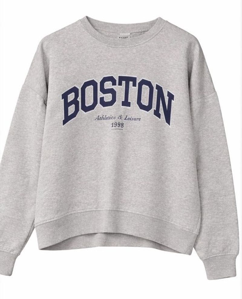 Boston Grey H&amp;M Sweatshirt