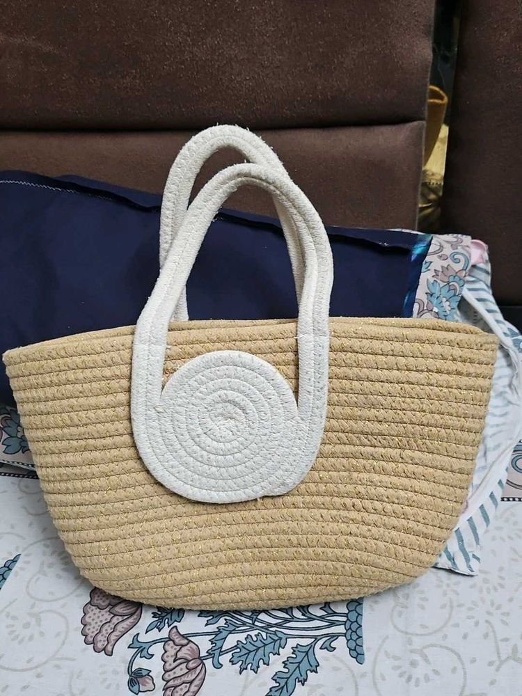 Straw Tote Bag