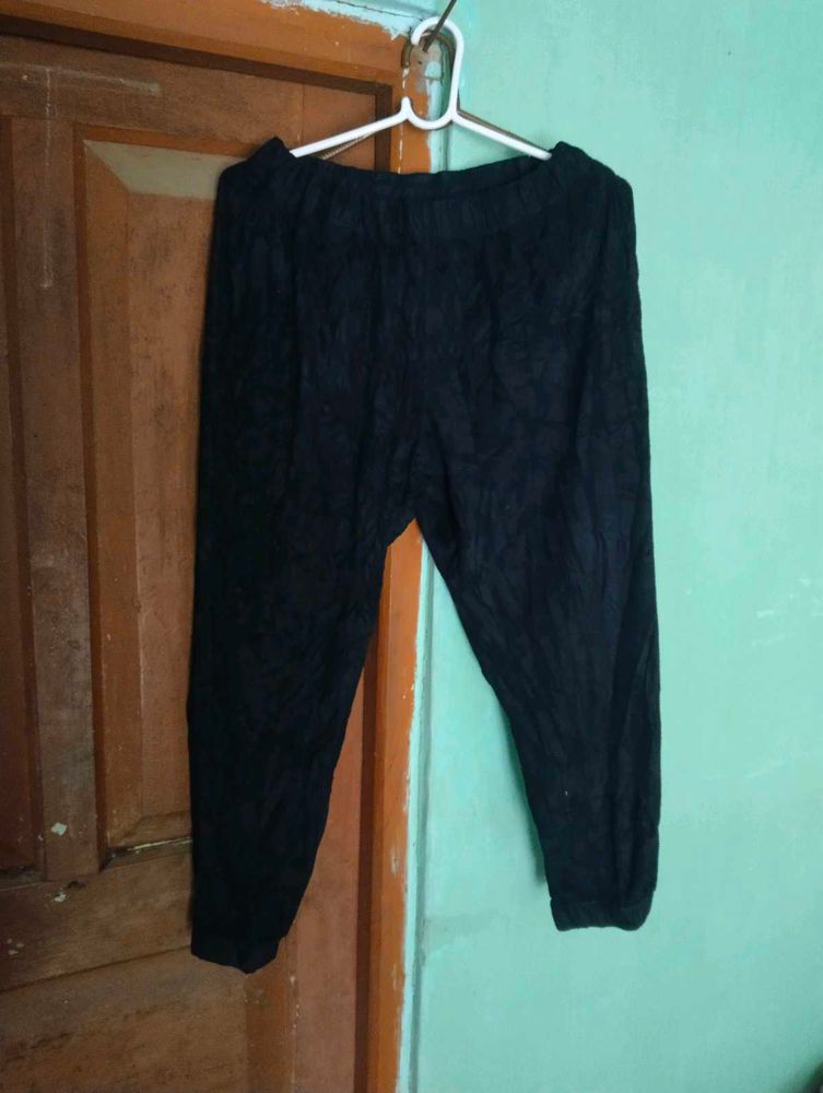 length 33half,Comfortable Black Lounge Pants