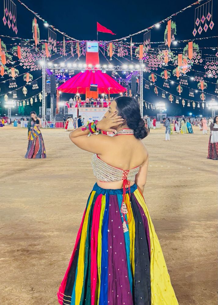 Multicolor Lehenga Choli Set
