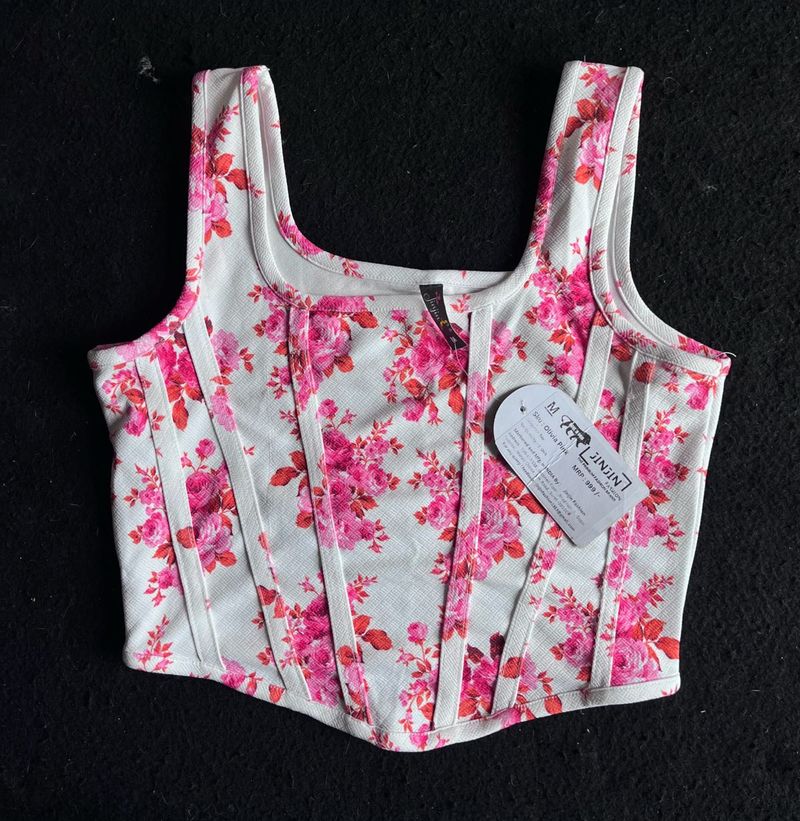 Floral Corset Top