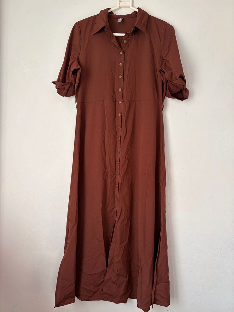 Classic Long Shirt Dress