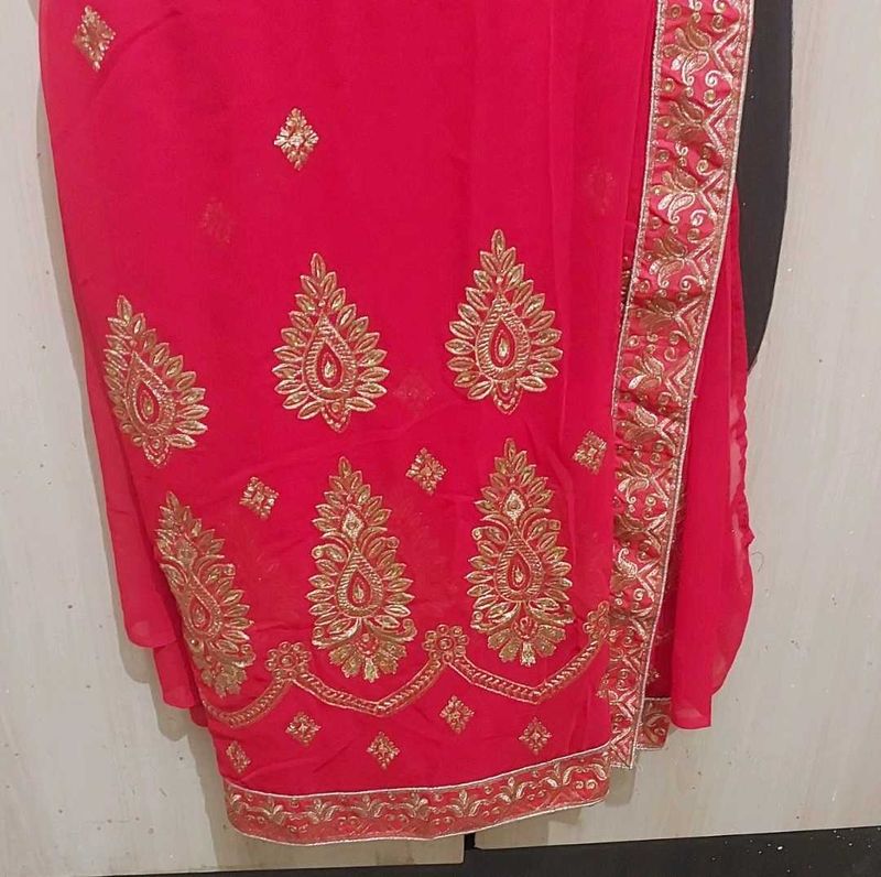 Red Saree 🥻
