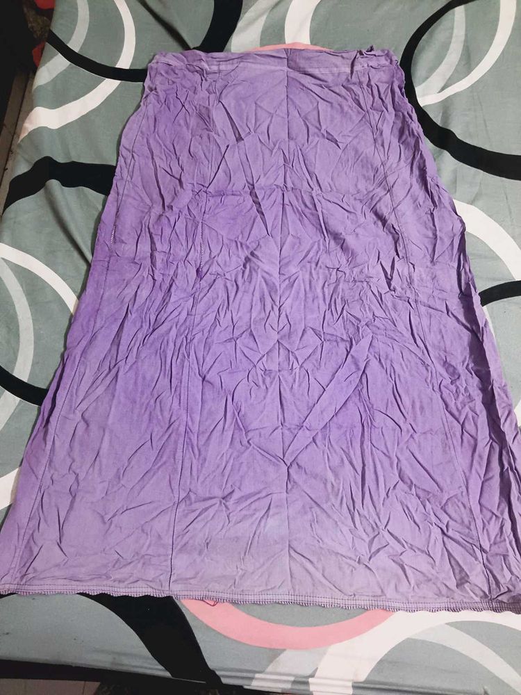 Lavender Tie-Dye Ghaghra for saree