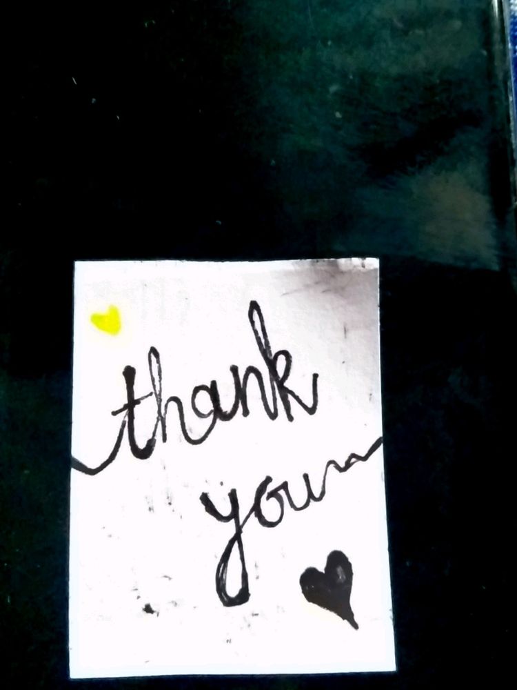 Thanku Card