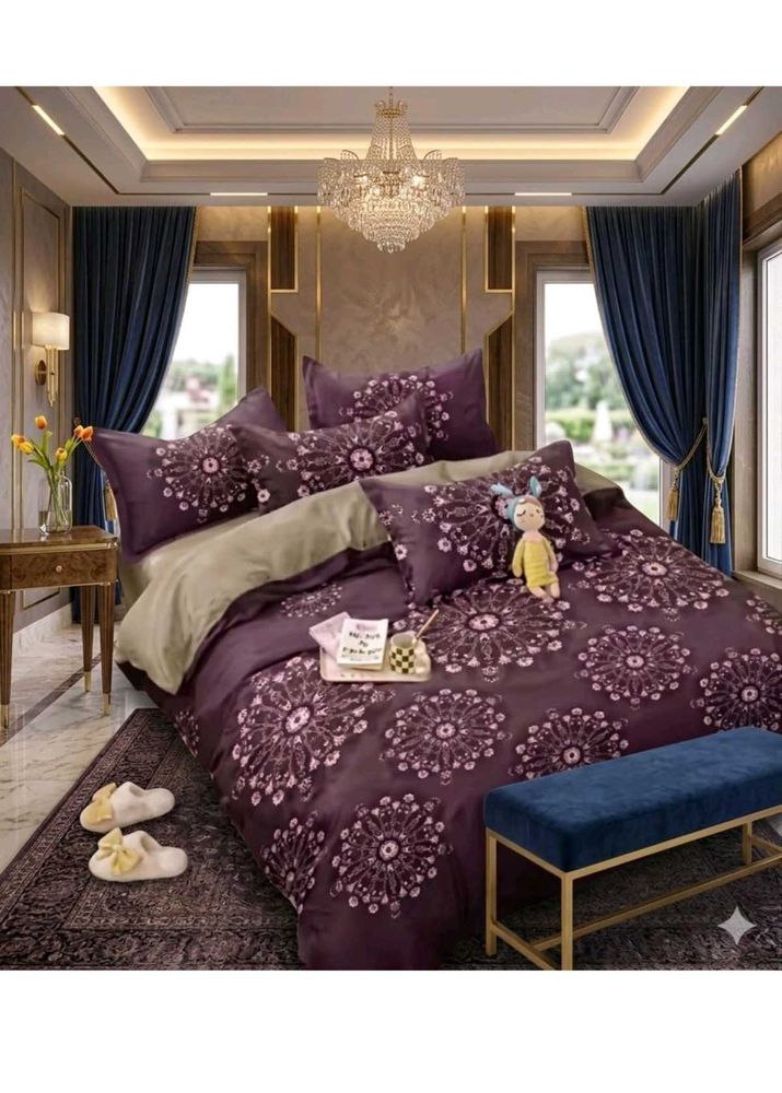 Elegant Mandala Print Duvet Cover