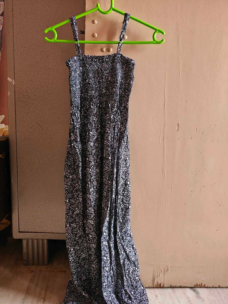 Chic Floral Print Maxi Dress