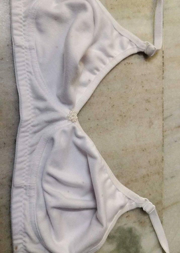 White Comfort Bra