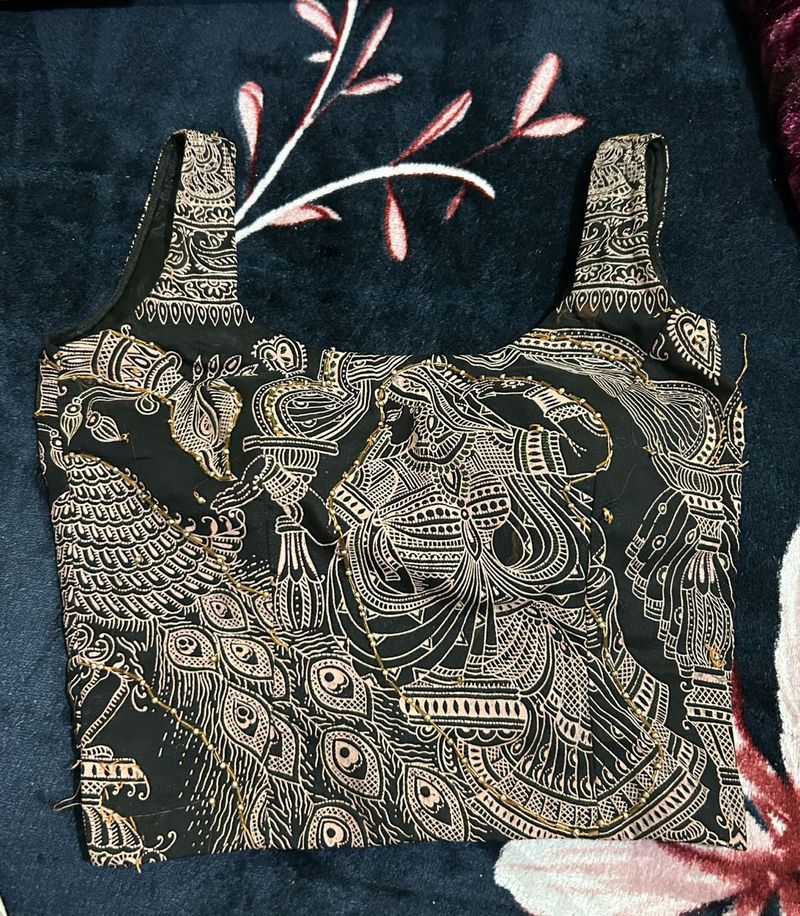 Black beaded Blouse
