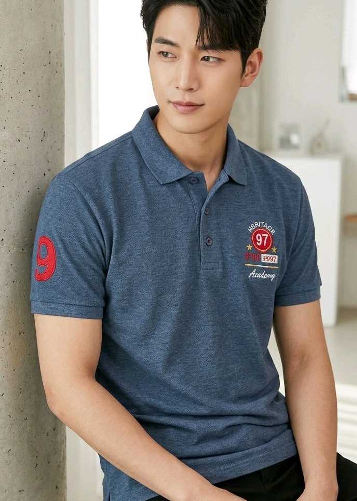 Men's Blue Polo T-Shirt