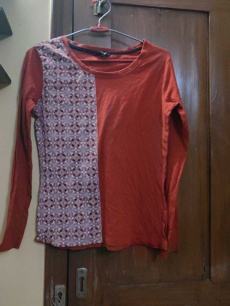 MAX Unique Printed Long Sleeve Top
