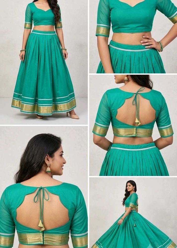 Beautiful Green Lehenga Choli Set