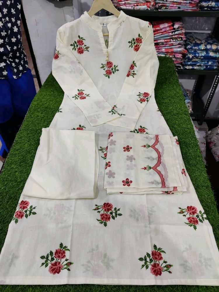 New printed suit state plazo set with Latkan