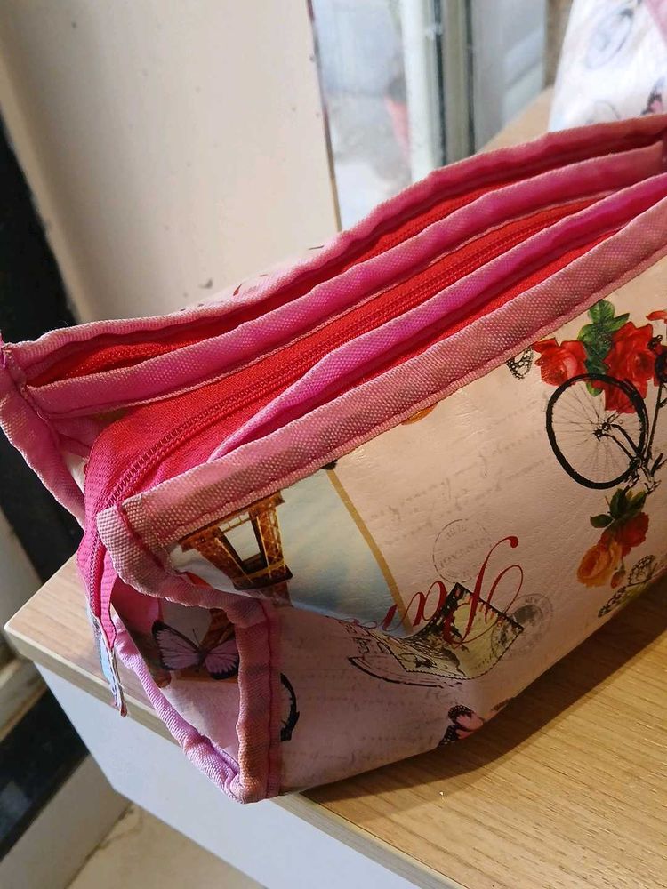 Cute Paris Themed Pouch