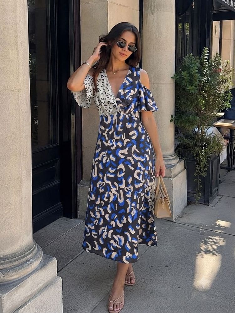 Women’s Shifted Print Dress