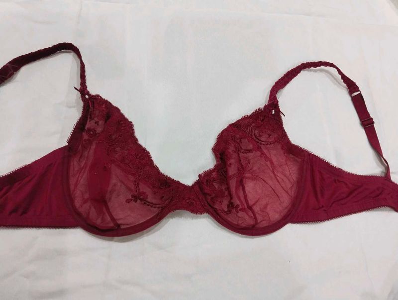 non padded lace lingerie bra