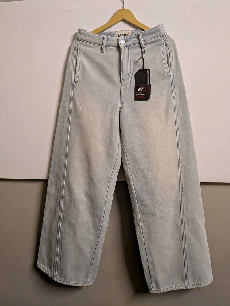 Light Wash Wide Leg baggy denim