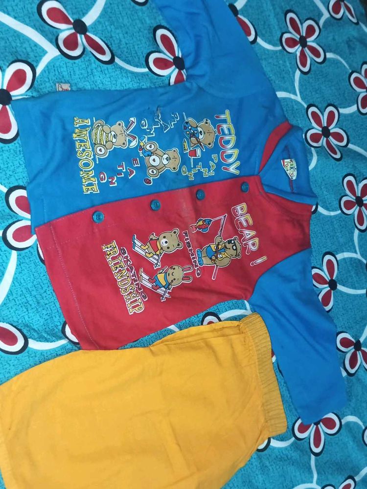 Cute Teddy Bear Kids Outfit