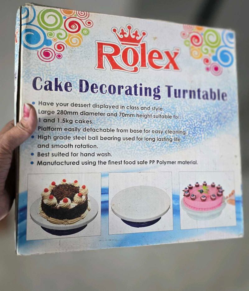 Rolex Cake Decorating Turntable n chocholate mold