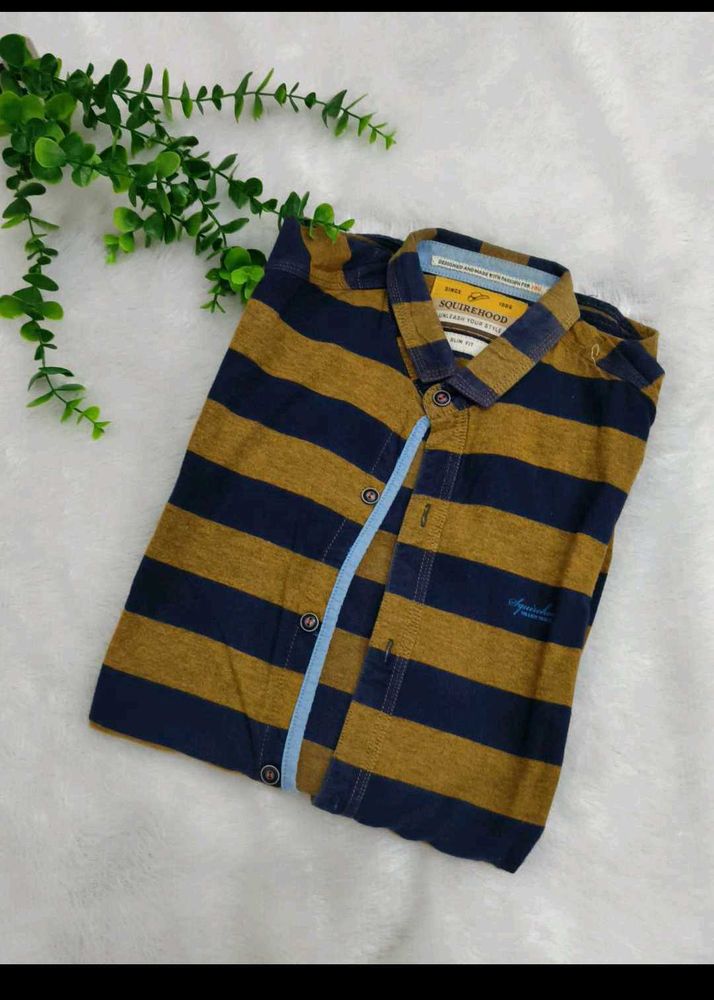 Men's Striped Casual Shirt