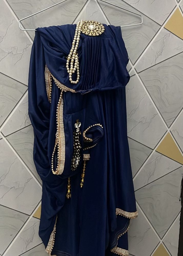 Ready  to wear saree wd blouse n skirt