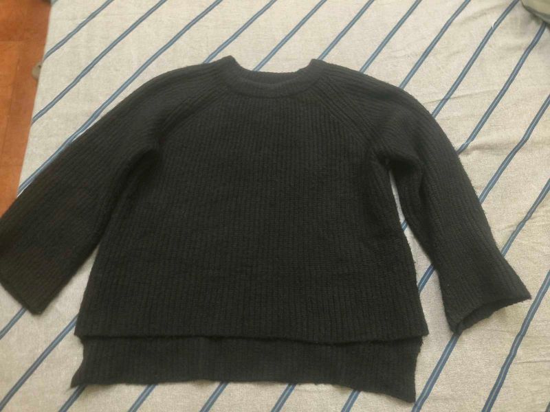 Classic Black Knit Sweater