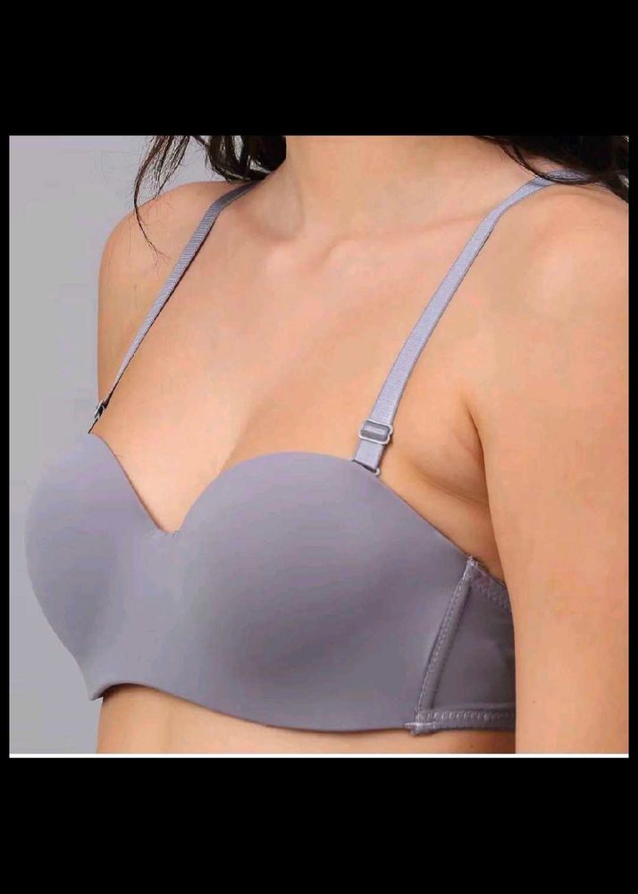 Strapless Padded Bra beige colour