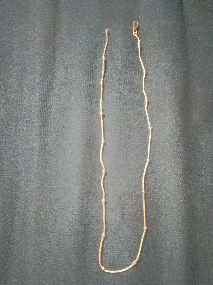 Elegant Gold-toned Chain Necklace