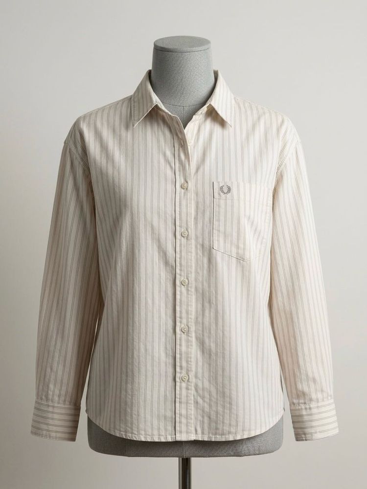 Fred Perry Striped Button-Up Shirt