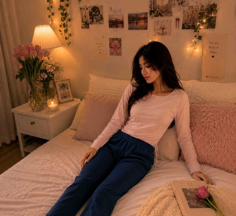 Comfortable Dark Blue Fleece Pants