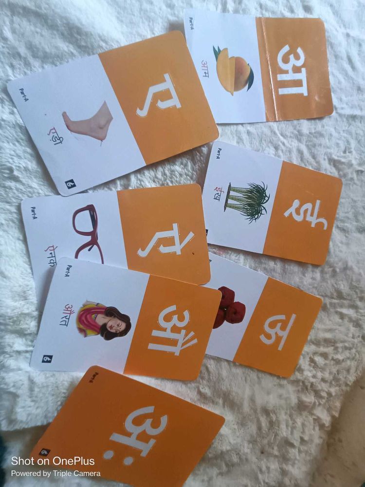 Hindi flash cards