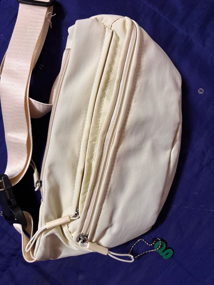 Cream Fanny Pack